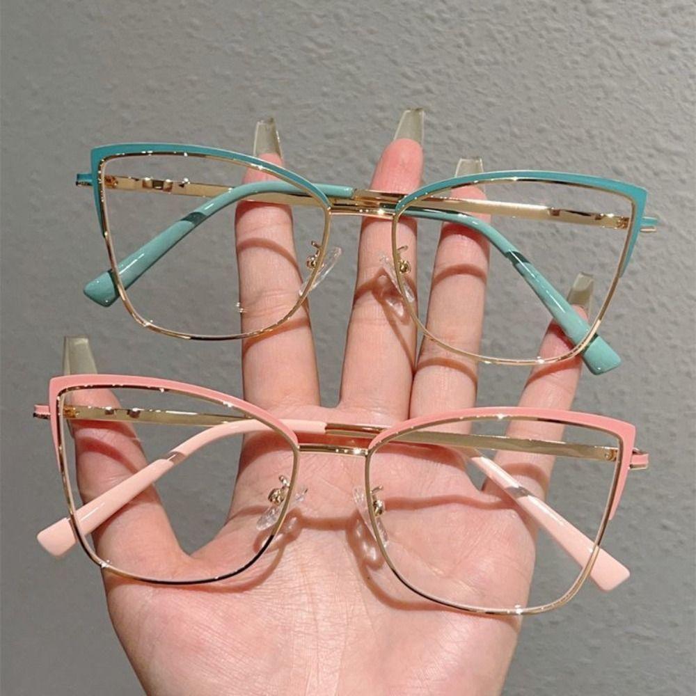 Lightweight Anti-blue Light Glasses Retro Large Frame Eyewear Square Frame Myopia Glasses  Unisex