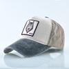 Cap With Embroidery Animals Patch Men Snapback Hip Hop Dad Hats Women Four Seasons Adjustable Visor Cap Vintage Denim Baseball Minimalist