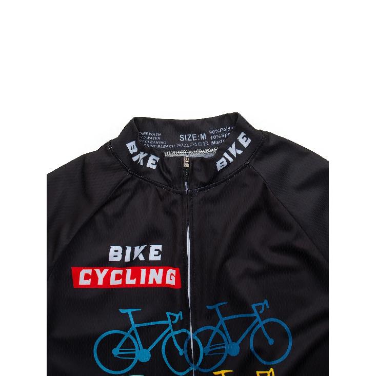 Men'S High-Quality Short Sleeve Cycling Jersey with Reflective Tag & Letter Print - Breathable Moisture-Wicking Fabric, All-Season Regular Fit