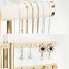 3 Tier Bracelet Holder Display Detachable Metal T Bar Velvet Bracelet Rack Storage Jewelry Holder Organizer For Earrings Rings