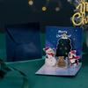 Christmas 3d Three-dimensional Greeting Card Handwritten Thank You Card Christmas Postcard High-end Folding Card Greeting Card with Envelope