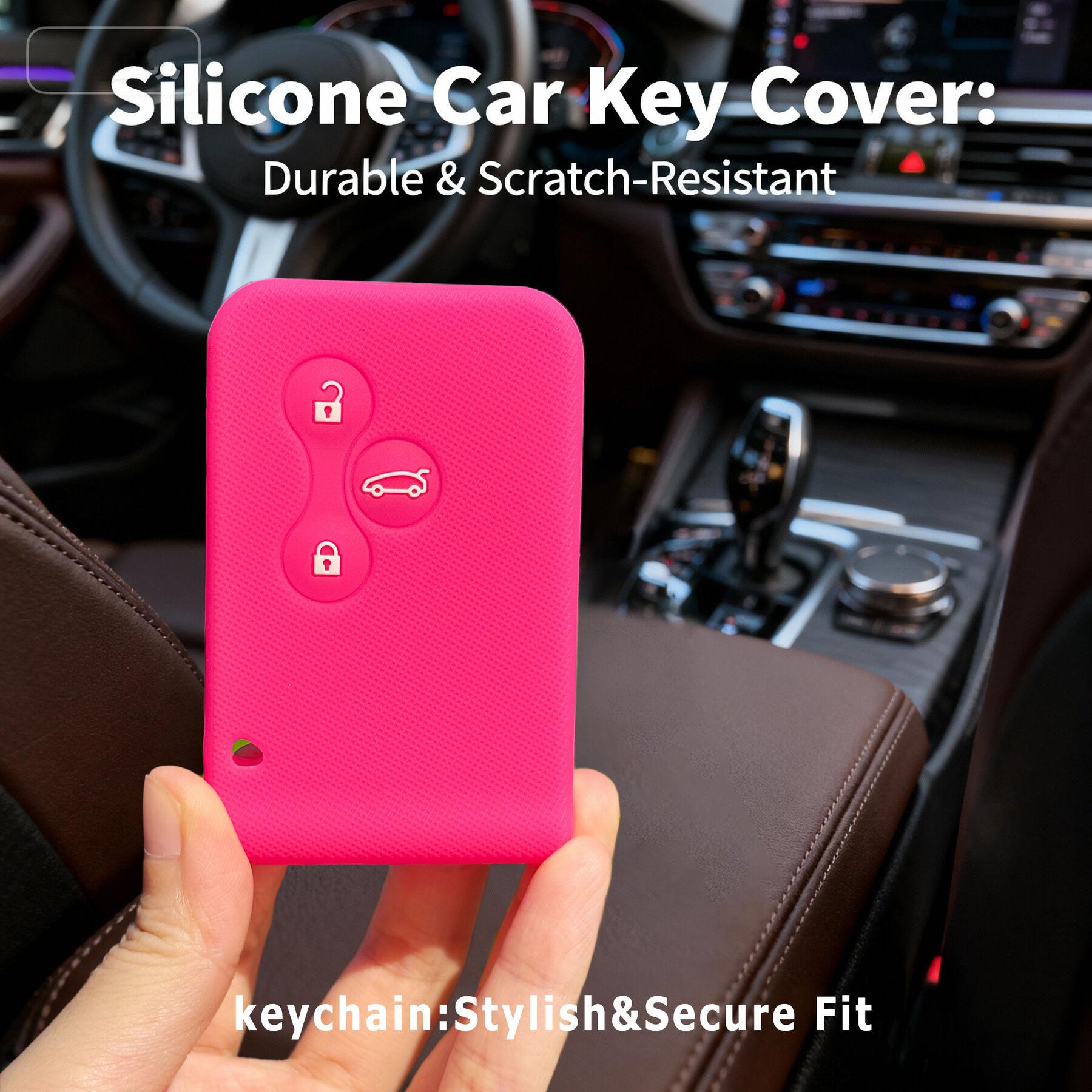 

For Renault Megane/Stage 2/Scenic 2 3/Region 2/scenario 2/scene 2/clio 4 Car Keychain Holder Cover Key Caps Case Protector