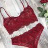 European and American Lace Camisole Bra and Triangle Panty Set - Sexy Temptation Lingerie