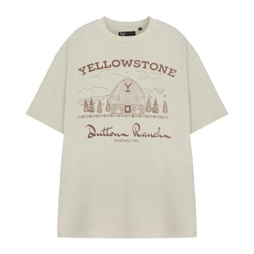 Yellowstone Herren Dutton Ranch Barn Kurzarm-T-Shirt