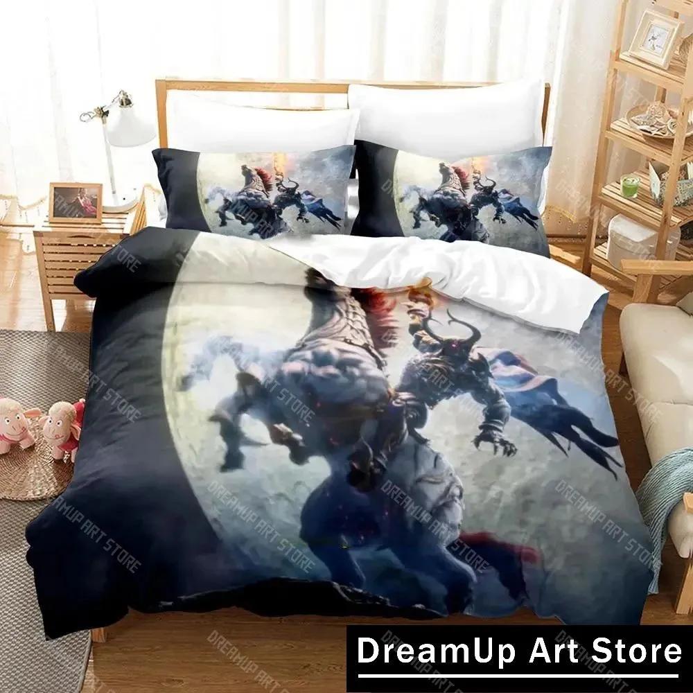3D Print Game Crisis Core Final Fantasy Vii Bedding Set Boys Girls Twin Queen King Size Duvet Cover Pillowcase Bed Boys Adult