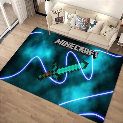Tappeto M-M1necraft con stampa 3D per Soggiorno Camera da letto Ingresso Alfombra Antiscivolo Tappeto Morbido ad Area Tappetino per Divano Decorazione Domestica Regalo