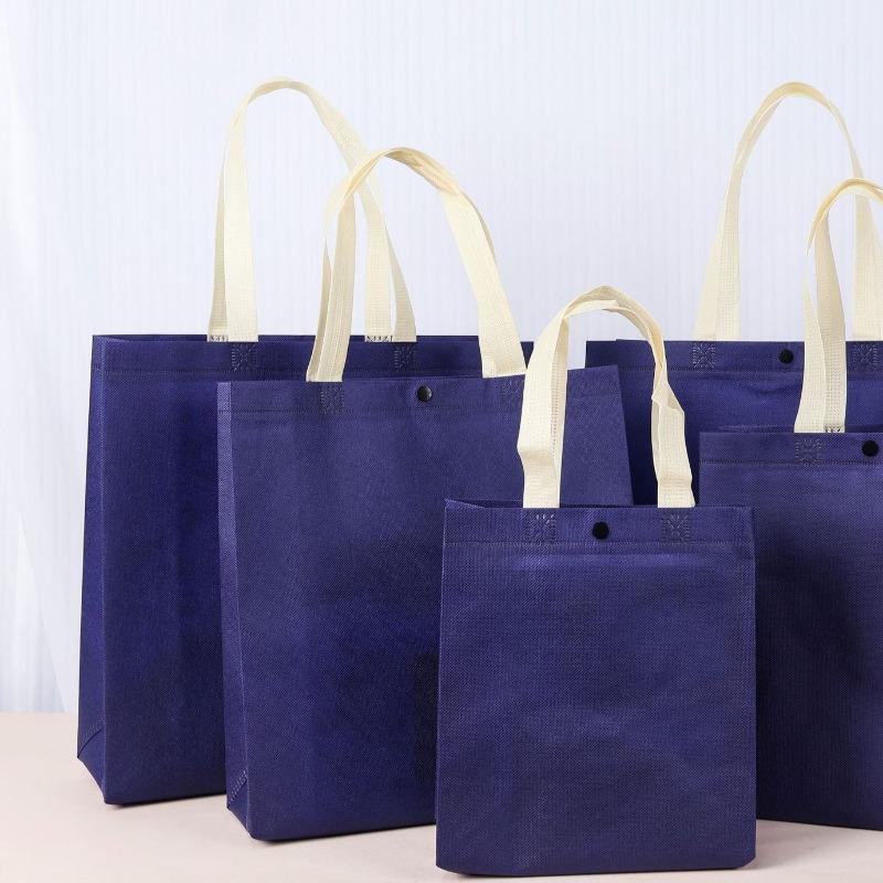 Vertical Version Non-woven Shopping Sack Reusable Portable Bag Large Capacity Tote Pockets Used for Shoe Boxes Clothes Books Gift Packag Storage Pouch
