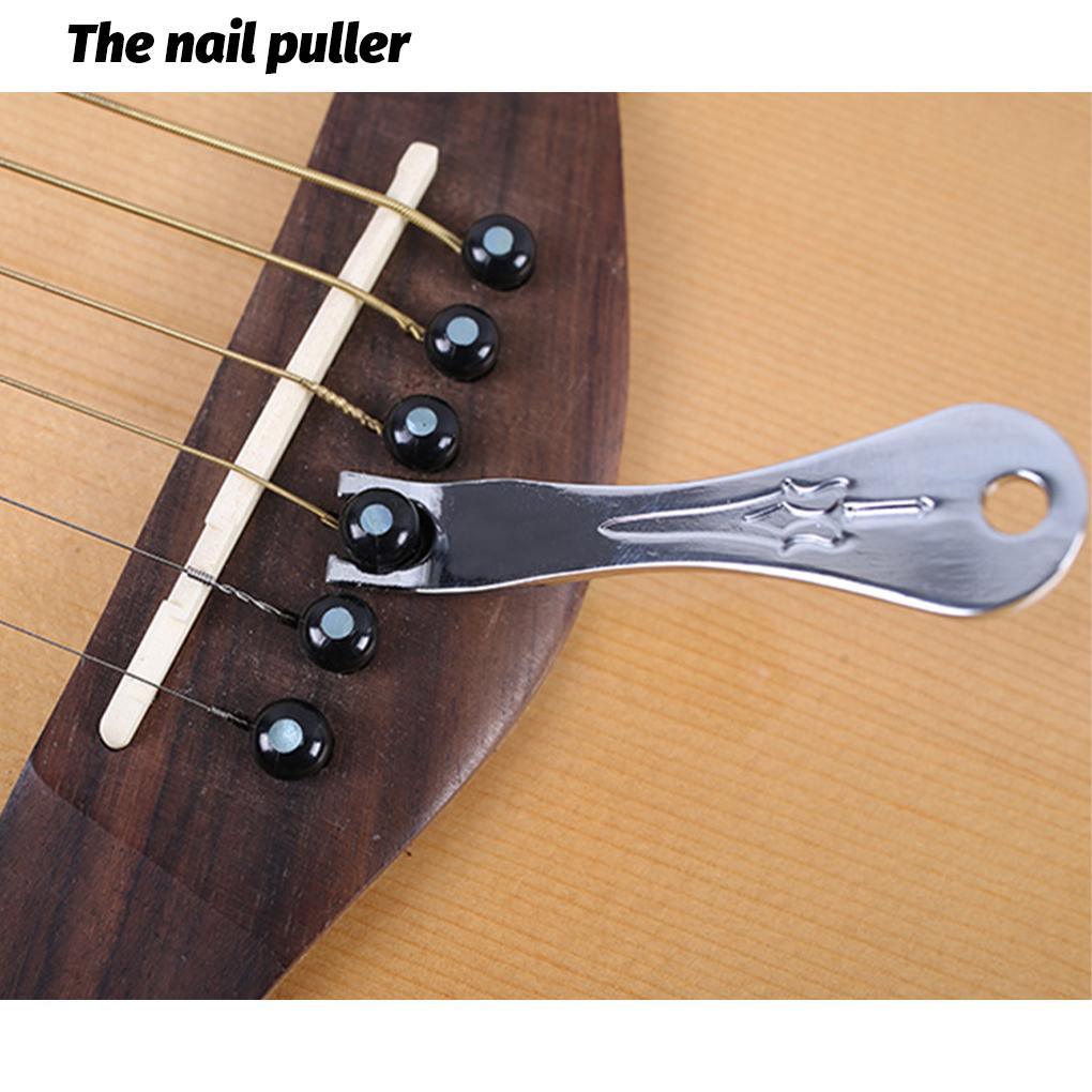 Guitar String Nail Puller Removal Pullers Professional Bridge Pins Remover Instrument Fitting Repair Hand Tool