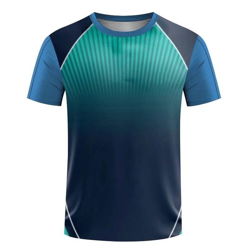 Colorful Stripes Pattern T-Shirt For Men Geometric Stars 3D Printed Tees Casual Unisex Short Sleeve O-Neck Tops Sports T Shirts