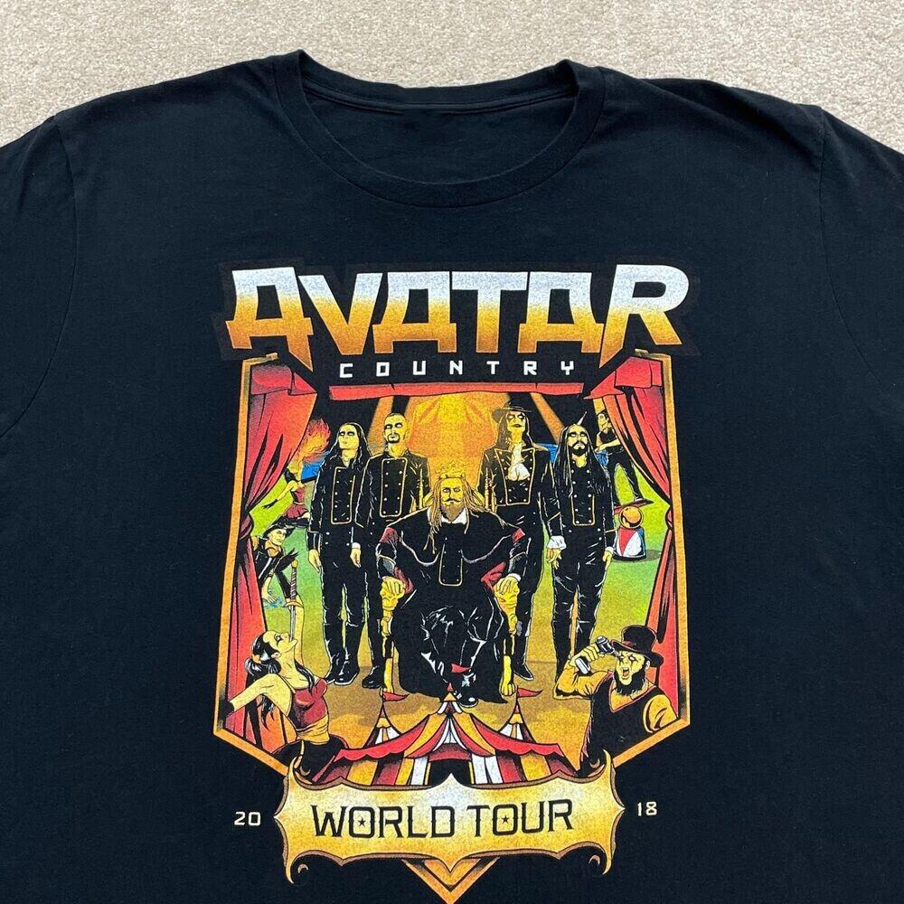 

Vtg Avatar Band Country World Tour Cotton Full Size Unisex T Shirt BT1202 Unisex T-Shirt L