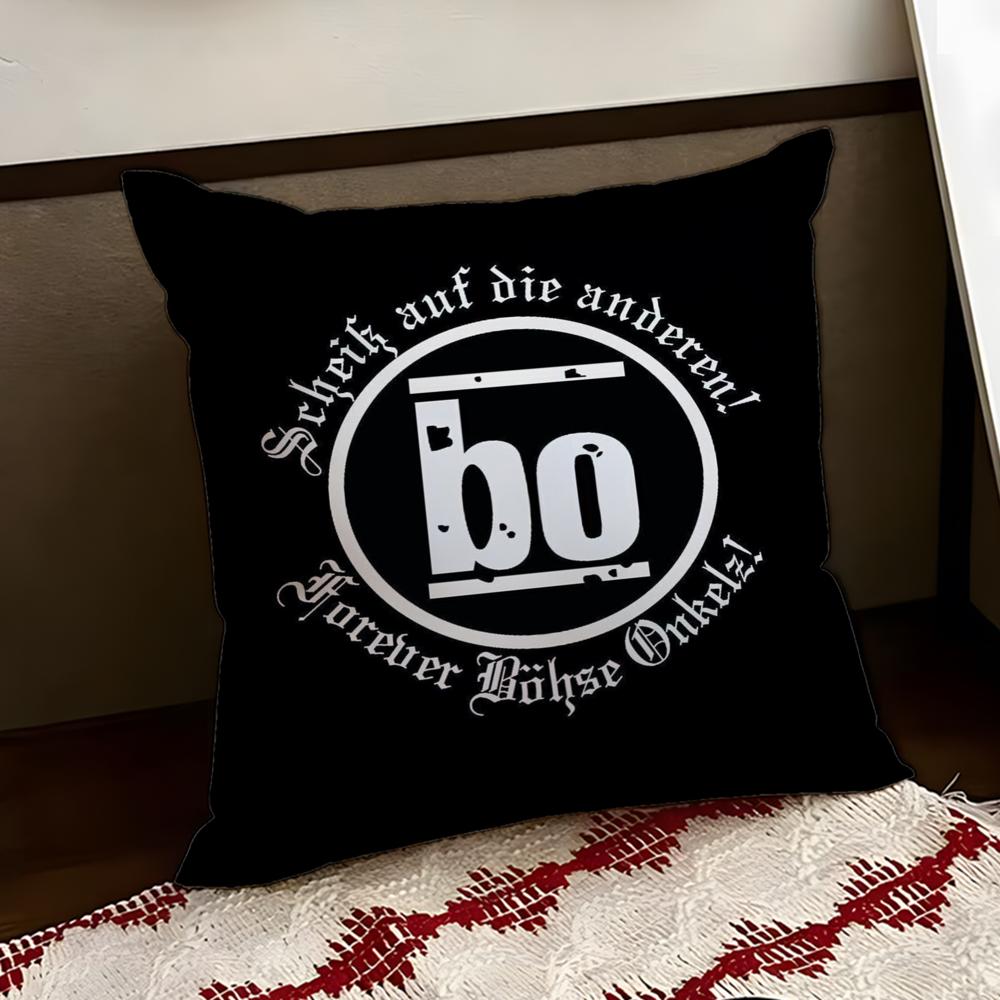 BBohse OOnkelz Cushion Cover Reversible Soft Durable Pillow Cover Home Car MultiScene Use for Daily Comfort