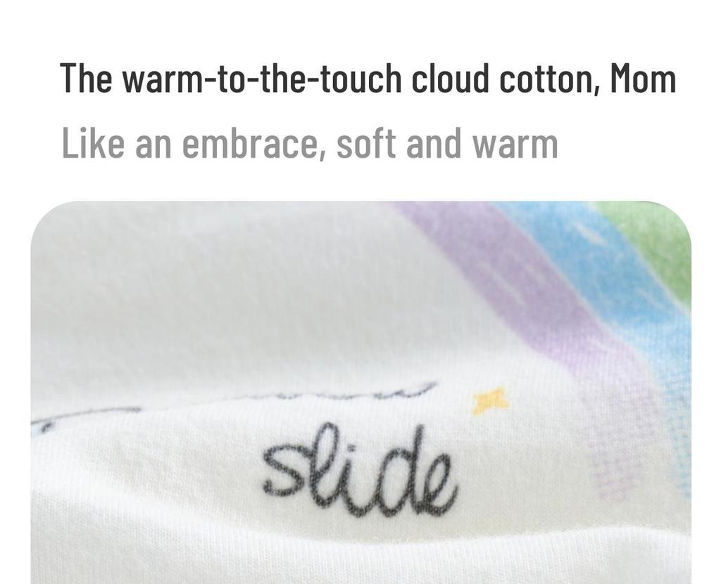 Jingqi Baby Quilted Snap-Front Romper - Autumn/Winter, Thin & Warm for Newborns