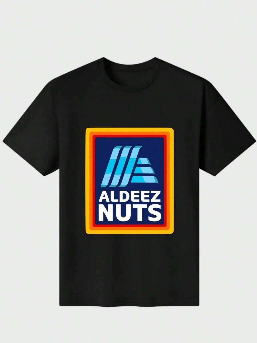 

Aldi Aldeez Nuts Store Shopping Grocery Sticker Funny Casual Digital Print Unisex T-Shirt XXL