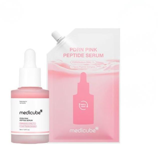 Medicube PDRN Pink Peptide Ampoule 30ml + Refill 50ml Set