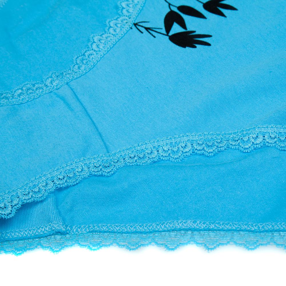 Sexy Plus Size Women Panties Flower Print Cotton Female Underwear Lace
