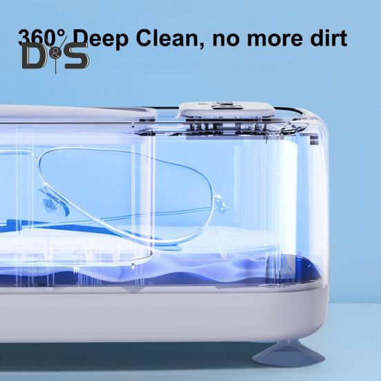 Ultraschall-Schmuckreiniger, 45 kHz, 300 ml Wassertankkapazität, Digitaltimer, Brillen- und Ringreinigungsmaschine