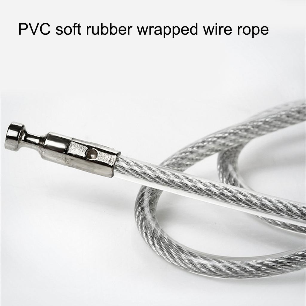Cable Lock for Cycling Helmets Travel Luggage Security Combination Passwords Lock Cable Padlock Motorcycle Helmets Lock