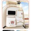 Cartoon Car Back Seat Organizer Fabric Multifunctional Large Capacity Cute Car Trash Bin Tissue Box