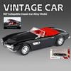1/24 BMW 507 Legierungsauto-Modell Simulation Sound und Licht Metall-Druckgusskarosserie Sammlerstücke Kinderspielzeug Geschenke Feiertagsdekorationen