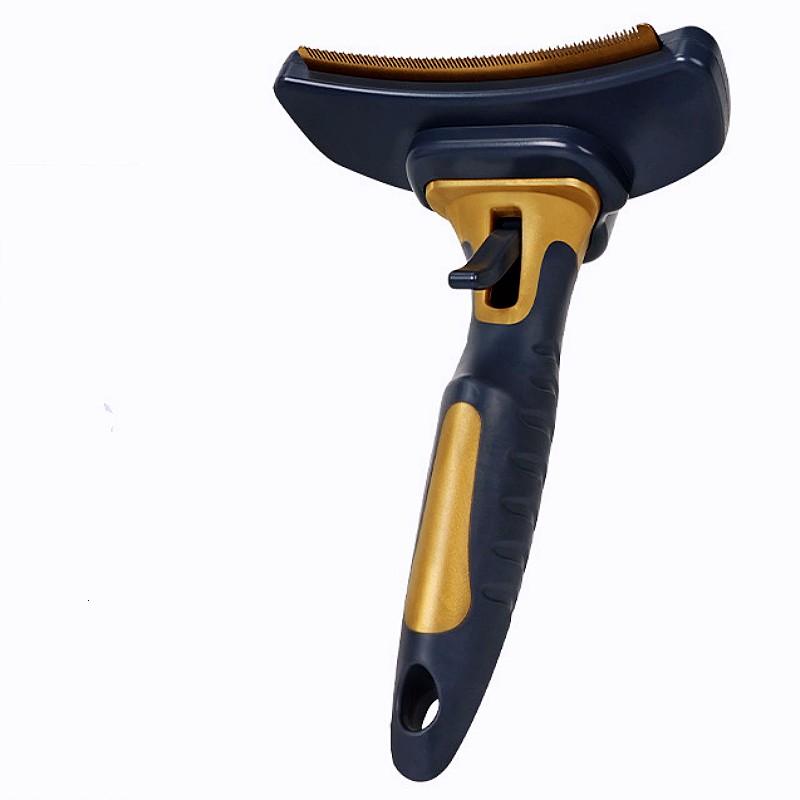 Dog Comb Knife Dogs Comb Pet Hair Remover Automatic Dog Brush Pet Grooming Knife Combs for Dogs Hair Trimming Brush Pet Products