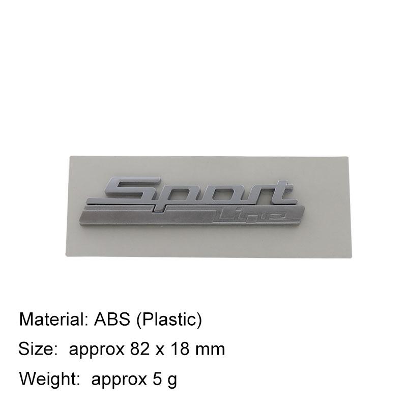 3D Premium LUXURY LINE SPORT LINE for Car Engine Hood Fender Trunk Tail Rear Decal Emblem Badge Sticker