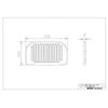 Housetec Abtropfschale WMP250P (für Q/U Spülen)