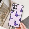 Cute Aesthetic Butterfly Phone Case For Samsung Galaxy S24 Ultra S9 S10 S20 S21 S22 S23 Plus S24 FE S25 Ultra Cover
