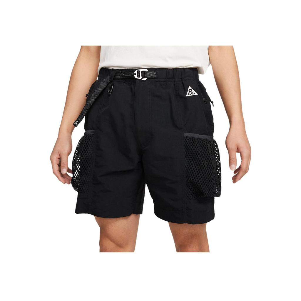 Nike ACG Cargo Pocket Loose Breathable Casual Shorts Men Bottoms Black DV9406-010