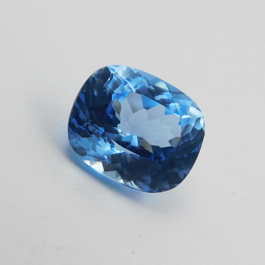 Natural Blue Sapphire Loose Gemstone 6.70 Ct Ceylon Cushion Shape September Birthday Birthstone