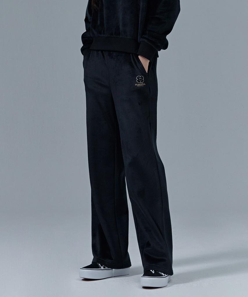 CHASECULT Women'S Brushed Wide Warm-Up Pants-Cfrg7274D03