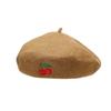 Women's Winter Casual Embroidered Checked Beret Trendy Fashion Artist Hat
