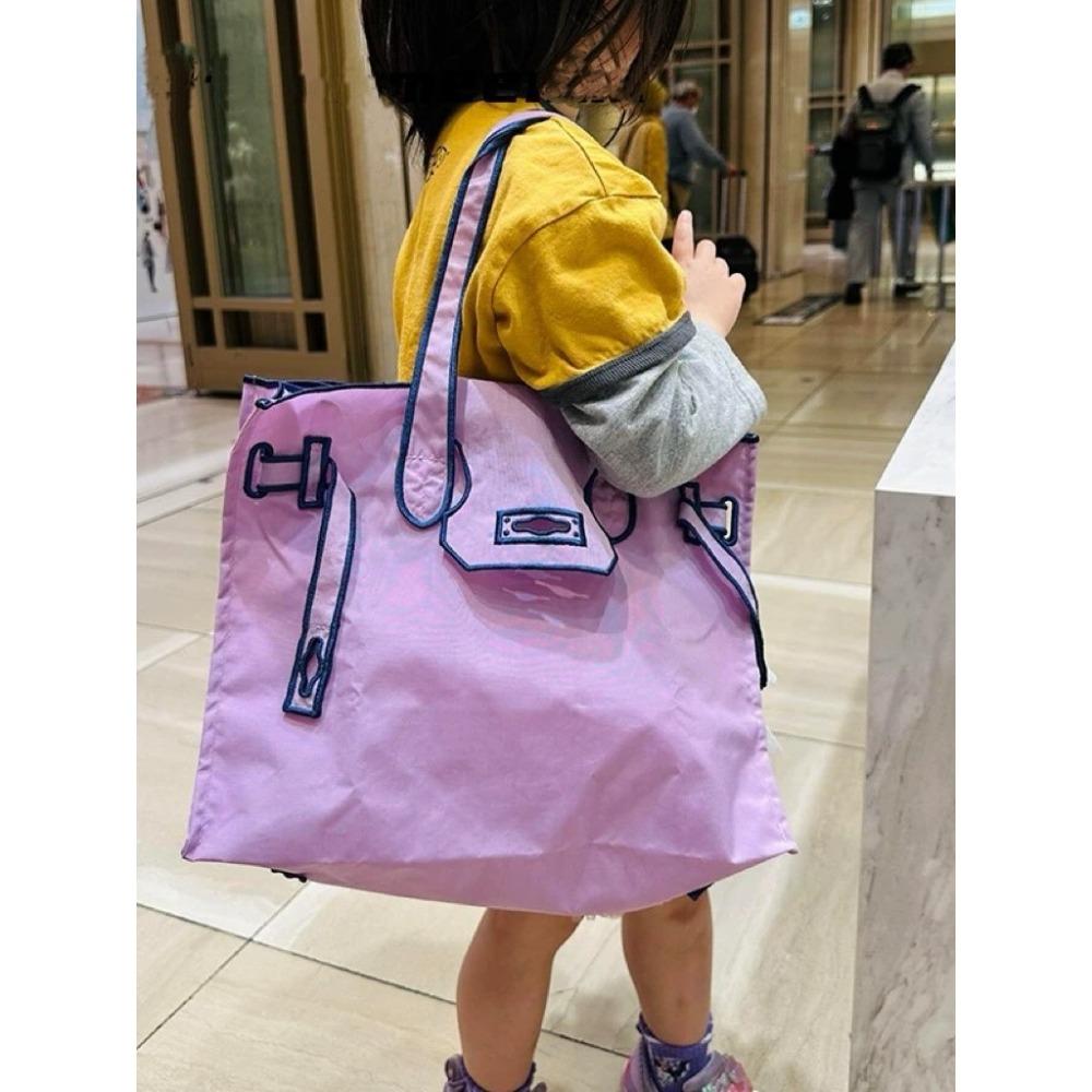 New niche design embroidered large capacity tote bag women's high-end commuter shoulder bag versatile handbag