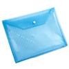 20 pcs Clear Plastic Snap Button File Folders Multi Color Exam Paper Storage Bag  Student