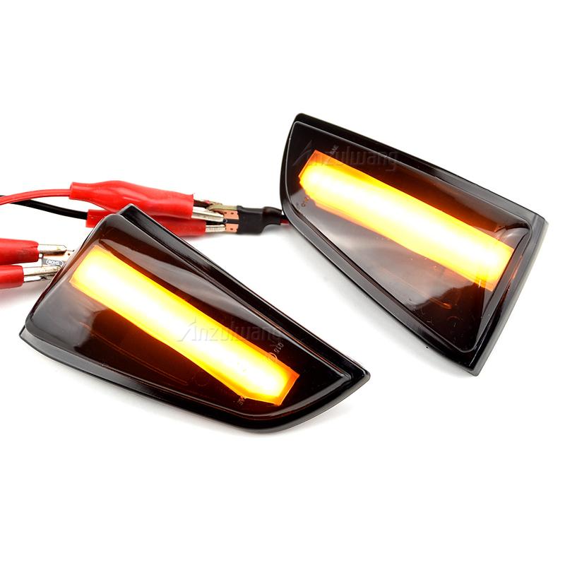 2x For Volvo V50 2004-2007 Prefacelift LED Dynamic Turn Signal Light For Volvo S40 2004-03/2008 Prefacelift Volvo C70 2006-2009