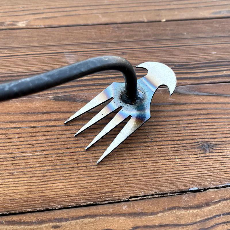 Hoe Weeding Artifact, Uprooting and Weeding Tools, Gardening Hoeing Rake, Manganese Steel Farm Tool, Small Hoe, Loosening Soil a