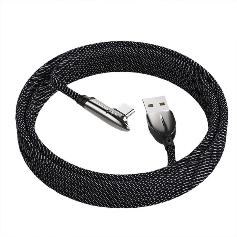 USB Type C Charging Cable 120W 6A Fast Speed Data Sync Cable Flexible Braided for Mobile Devices Data line