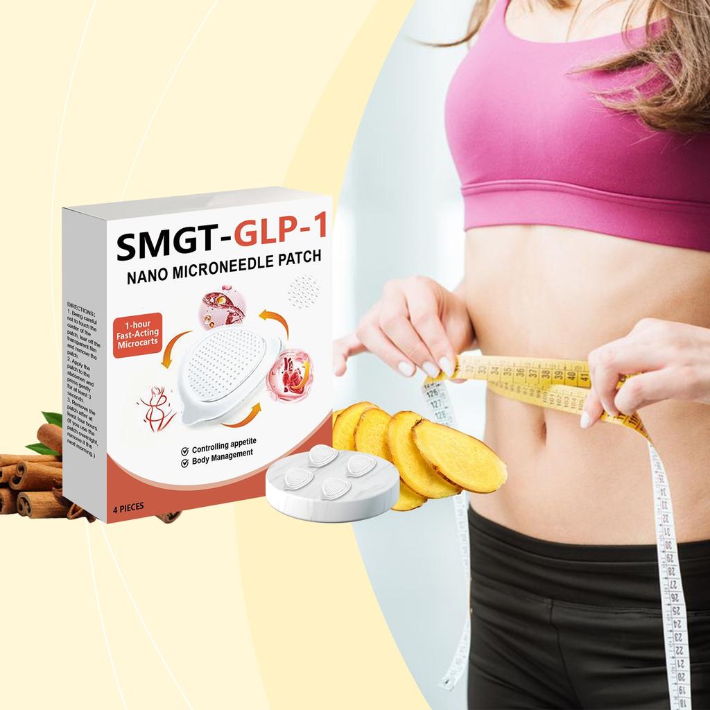 Skin Anti-Wrinkle Microneedle Patch Sugar Control Aid Satiety Management Invisibley Patch Design Botanical Essencess