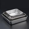 Stainless Steel BakingPan Roast Turkey Tray With Cooling Rack Kitchen BBQ Cake