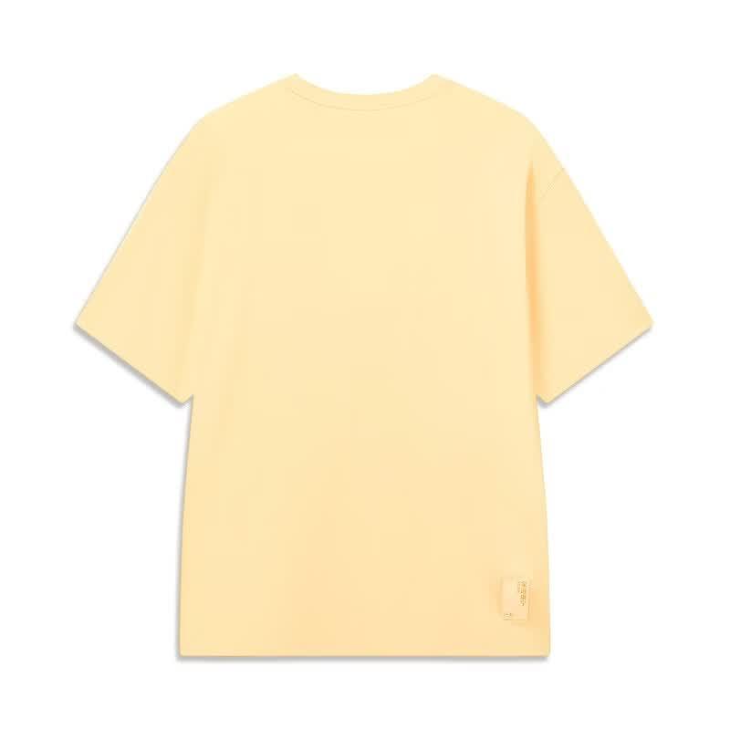 Li-Ning Plain Round Neck Simple Short Sleeve T-Shirt Men tops AHSW791-2
