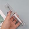 10 Pieces Clear Pen Boxes Triangular Single Pen Case Pen Storage Container Gift