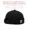 Fashion Adjustable Melon Skin Hat Letter Embroidery Brimless Sun Hat Hip Hop Landlord Hat Outdoor