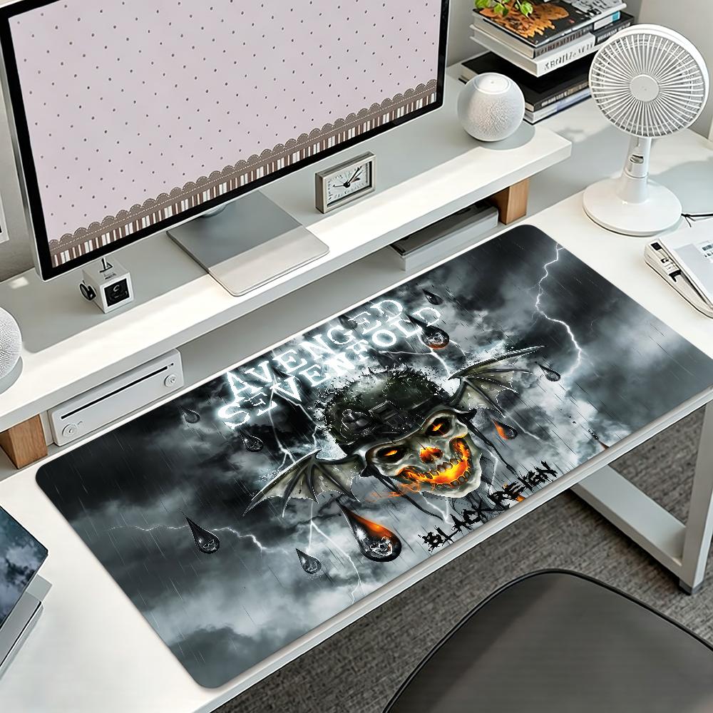 Singer Avenged Sevenfold Band Mouse Pad Large NonSlip Lockedge Desktop Computer Desk Mat Keyboard Mousepad Office Gamer Student