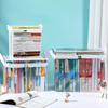 Large Capacity Foldable Storage Bag - Transparent PVC Organizer with Handle for Clothes, Books & Toys, Durable Travel Tote