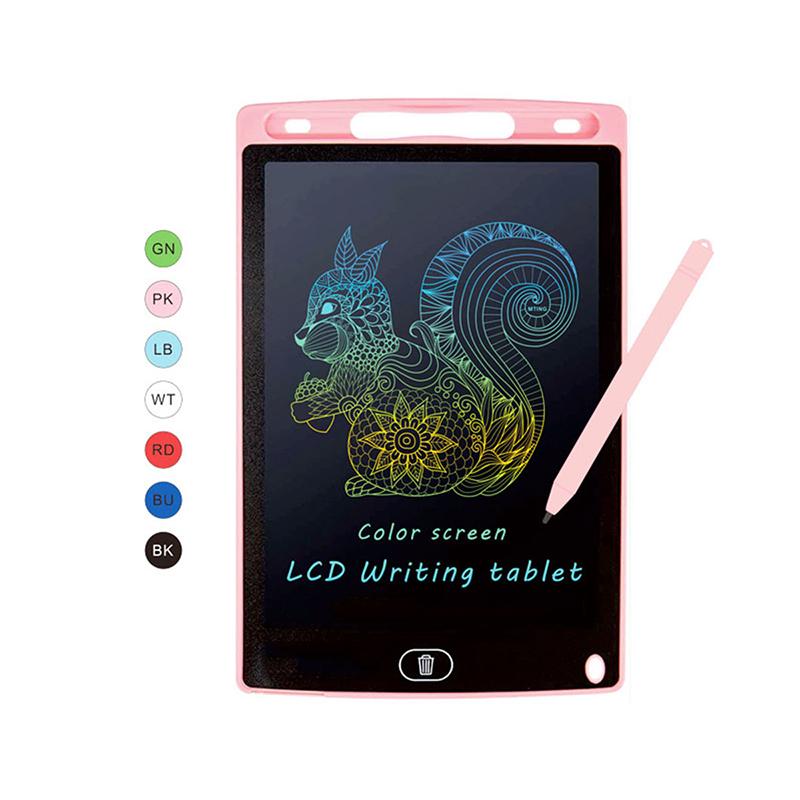 Lcd 6.5/8.5/10/12Inch Writing Tablet For KidsReusable Magic Drawing Board With StylusEco-Friendly Erasable Doodle Pad Toy Gift