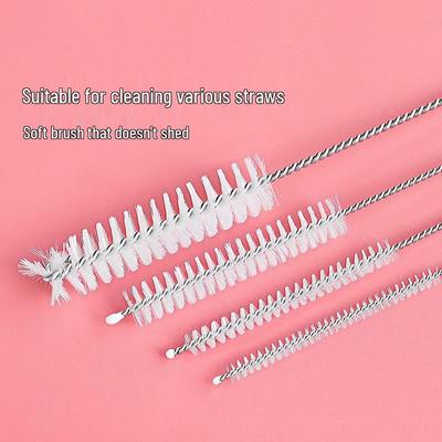 Edelstahl Babyflaschen- & Trinkhalm-Reinigungsbürsten-Set
