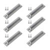 6pcs Cabinet Handle 3 Inch C  C Cupboard Door Handles Simple Installation Ideal for Kitchen & Bathroom Drawer Pulls