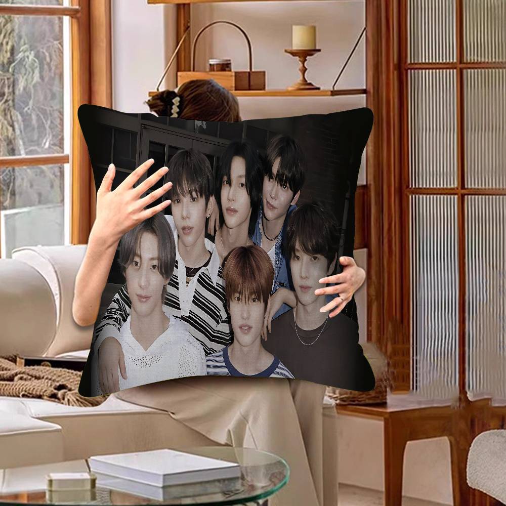 Kpop Style Riize Pillowcase Toon Gift Cushion Cover Bedroom Home Sofa Chair Seat Decor Pillow Case