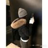 Womens Short Hooded Down Jacket Faux Fox Fur Trim Slim Fit Winter 2026 Warm Coat