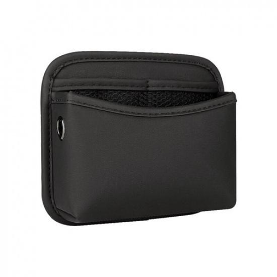 PU Leather Car Storage Bag Self-Adhesive Center Console Multifunction Organizer