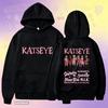 Felpa con cappuccio Katseye da donna Oversize Spalla Cadente Manica Lunga Pullover 60810-9